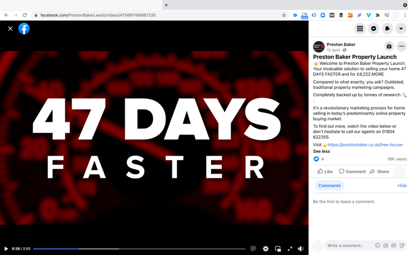 A ValuationFocused Digital Campaign Preston Baker Property Launch